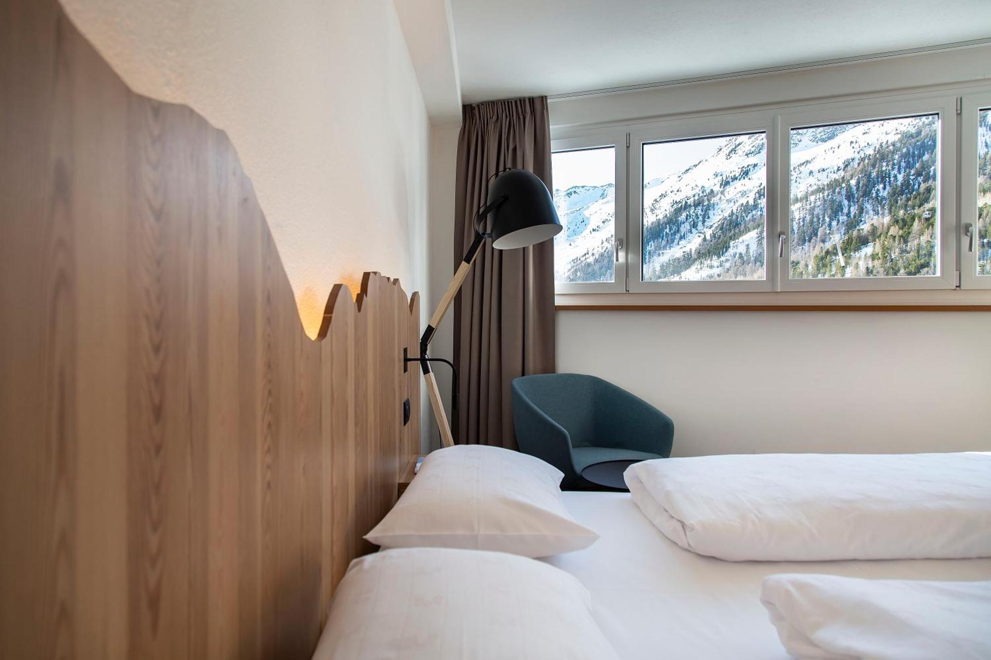 Blu Hotel Senales Zirm-Cristal Kurzras Zimmer foto