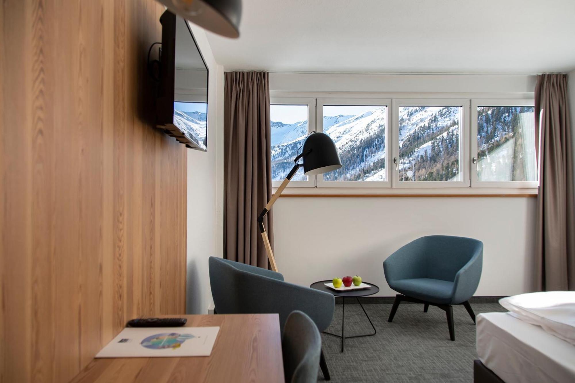 Blu Hotel Senales Zirm-Cristal Kurzras Zimmer foto