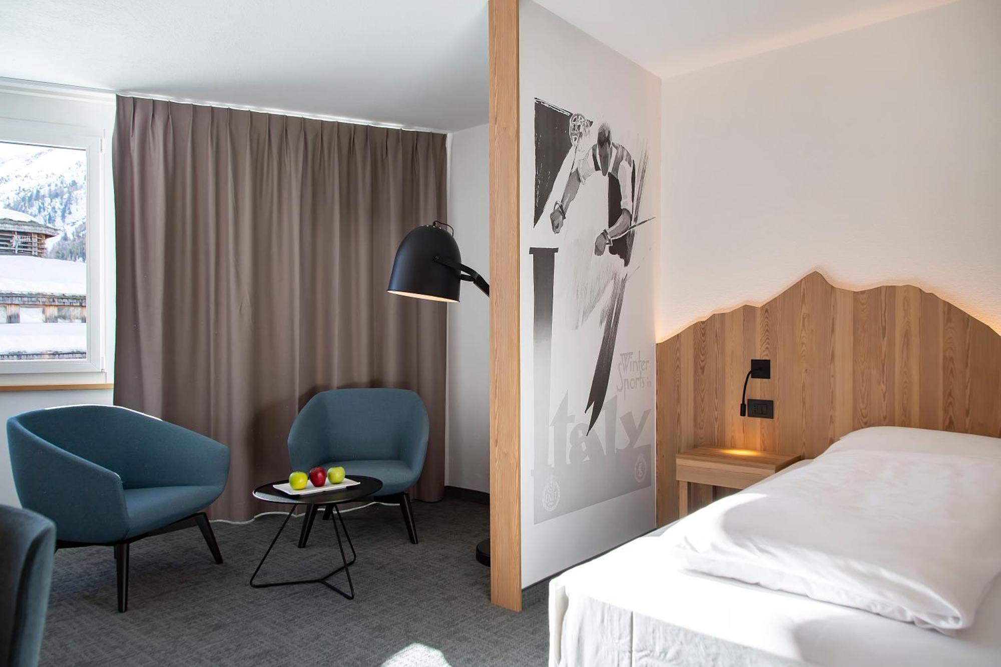 Blu Hotel Senales Zirm-Cristal Kurzras Zimmer foto
